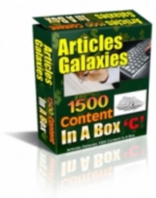 Product picture Articles Galaxies - 1500 Content In A Box