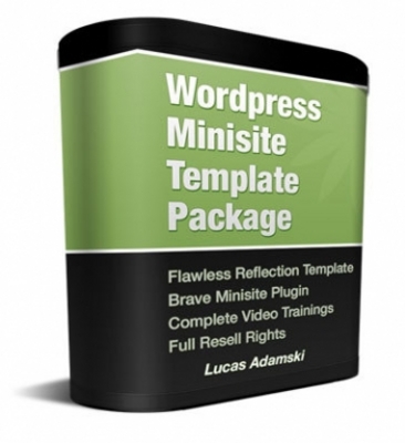 Product picture Wordpress Minisite Template Package