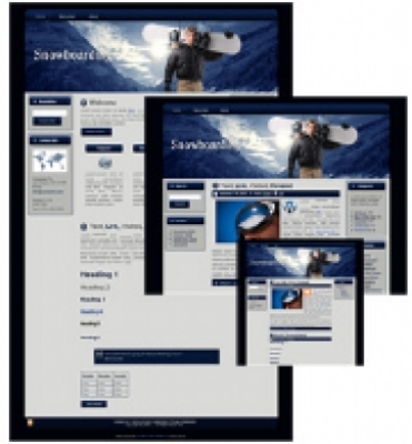 Product picture Snowboarding - WP Theme 