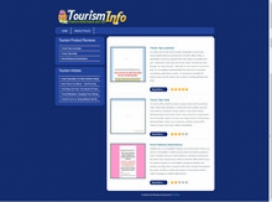 Product picture Tourism Review Site