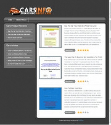 Product picture Cars Review Site 