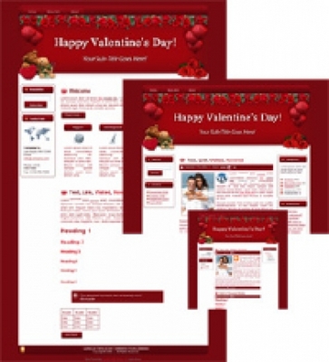 Product picture Hearts-N-Roses - WP Theme 