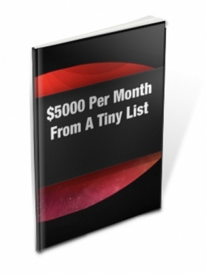 Product picture $5,000 Per Month From A Tiny List 