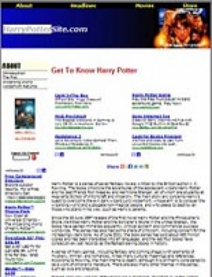 Product picture Harry Potter Website