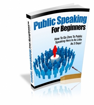 Product picture Public Speaking For Beginners 