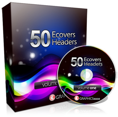 Product picture Graphics Ease 50 eCovers & Headers