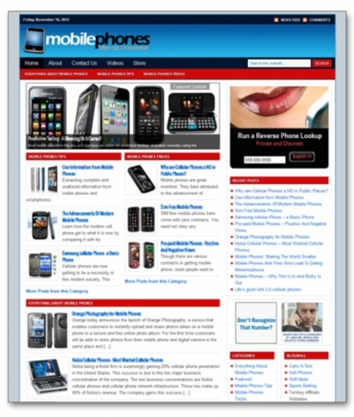 Product picture Mobile Phones Niche Blog 