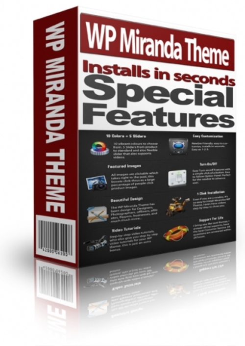 Product picture WP Miranda Theme