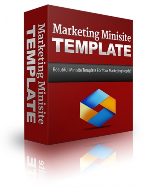Product picture Marketing Minisite Template
